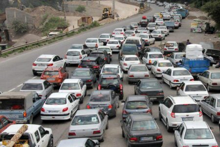 ۵٠٠ هزار تهرانی در تعطیلات با خودرو به سفر رفتند!