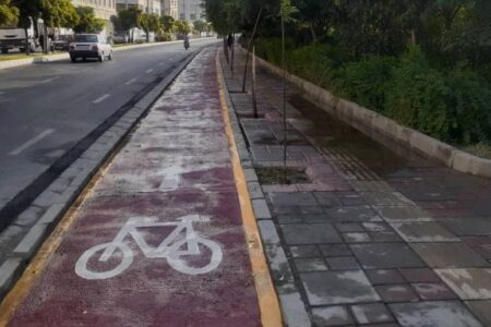 اجرای 17 کیلومتر مسیر دوچرخه سواری در منطقه 20