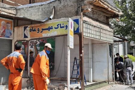 رفع خلاف و تخریب ۱۸۰ بنای غیرمجاز در منطقه ۵