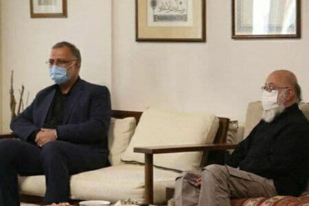 جلسه زاکانی و رییس شورای شهر تهران در منزل چمران