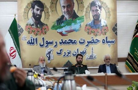 دیدار اعضای شورای شهر تهران با فرمانده سپاه حضرت محمد رسول الله(ص) تهران بزرگ